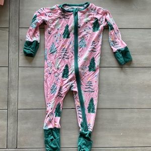 Little Sleepies baby girl Footie